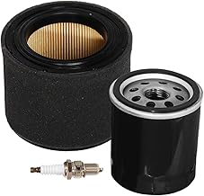 HIFROM HIFROM Air Filter Pre Cleaner Combo Oil Filter Spark Plug Tune Up Kit Replacement for Kawasaki FJ180V 11029-0019  - Image 1