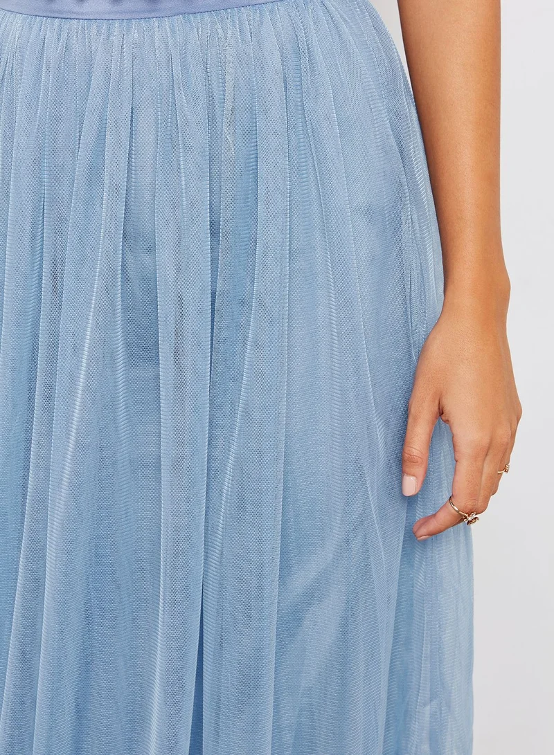 True Decadence Sheer Hem Detail Skirt