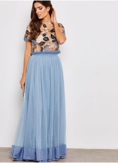 True Decadence Sheer Hem Detail Skirt  - Image 4