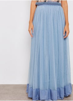True Decadence Sheer Hem Detail Skirt  - Image 1