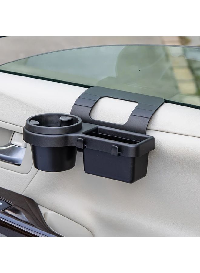 Multifunctional Car Door Organizer ABS Storage Box with Hanging Bag Phone Holder Cup Holder - Image 3