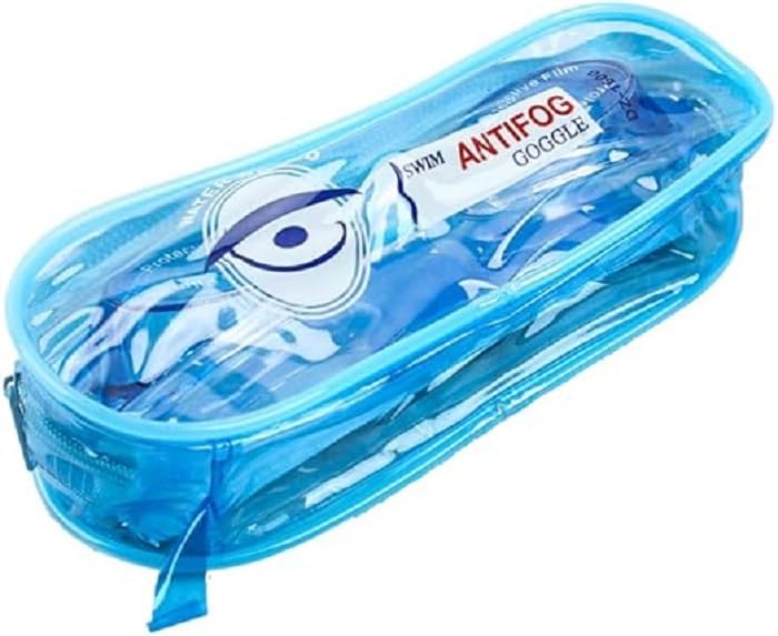 City Star Summer Swimming Silicone Goggles Case