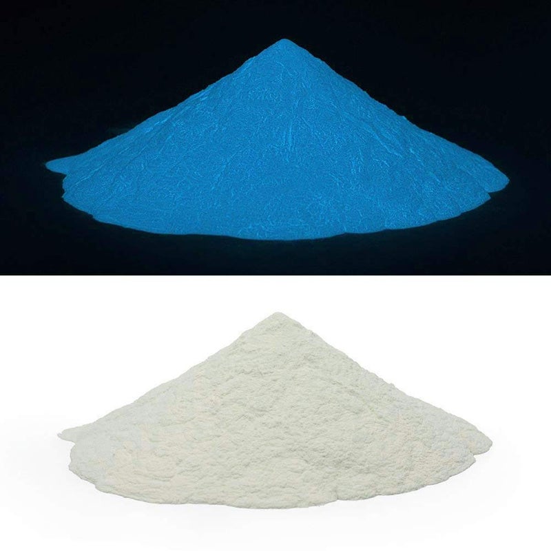 Procart Glow in The Dark Pigment,Phosphorescent Glow Powder,3.52 Ounce (100 g),Water Based (Green) (Blue) - Image 2