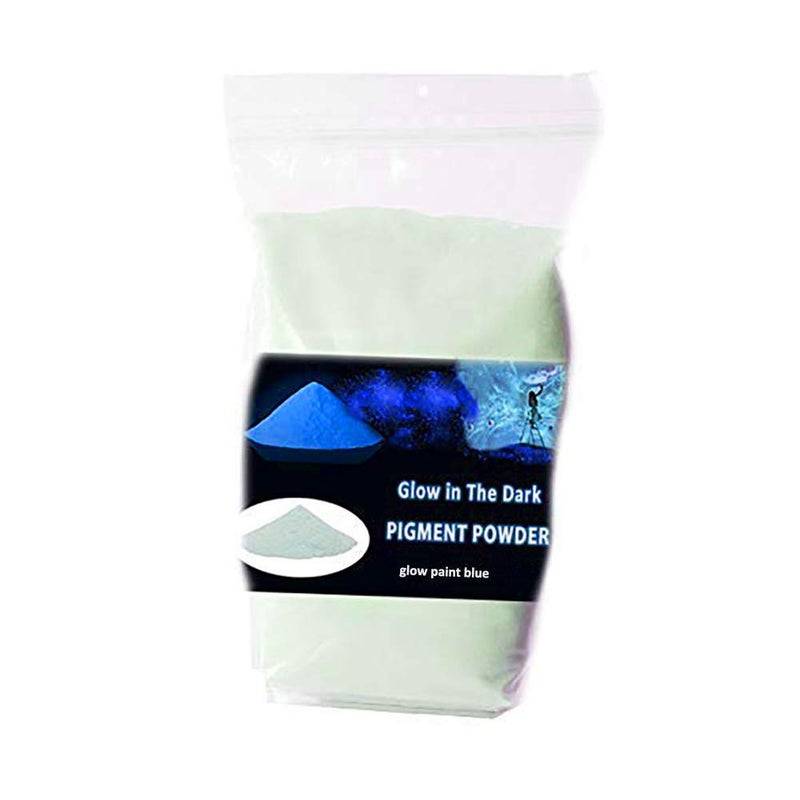 Procart Glow in The Dark Pigment,Phosphorescent Glow Powder,3.52 Ounce (100 g),Water Based (Green) (Blue) - Image 1