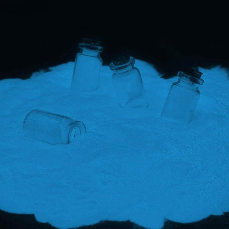 Procart Glow in The Dark Pigment,Phosphorescent Glow Powder,3.52 Ounce (100 g),Water Based (Green) (Blue) - Image 3