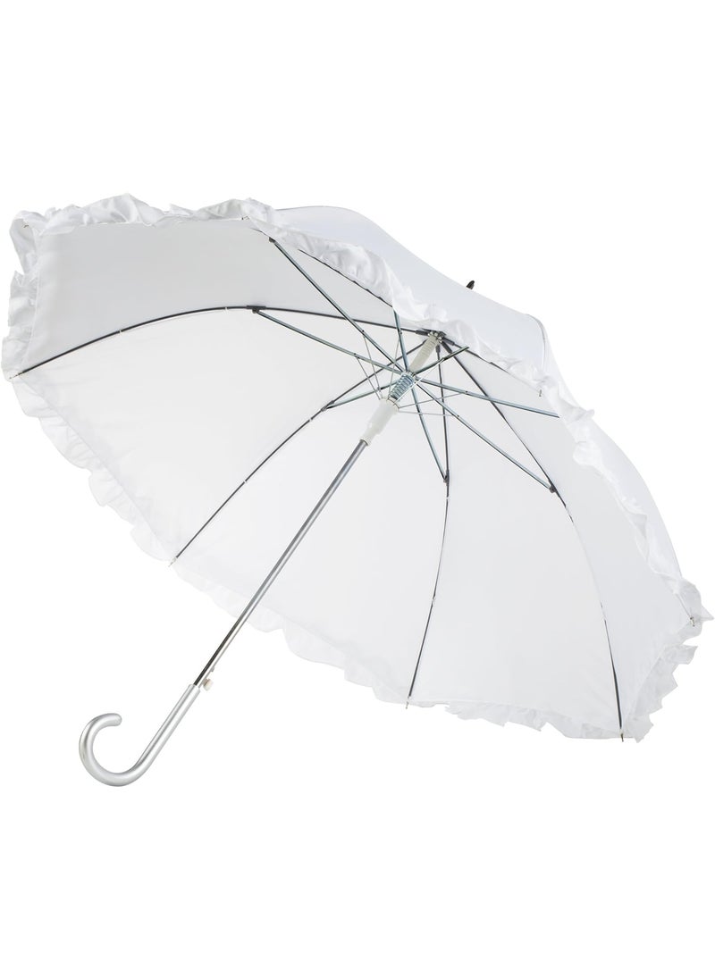 Totes - totes Womens Auto Open Ruffle Stick Umbrella 2 pack - Image 1