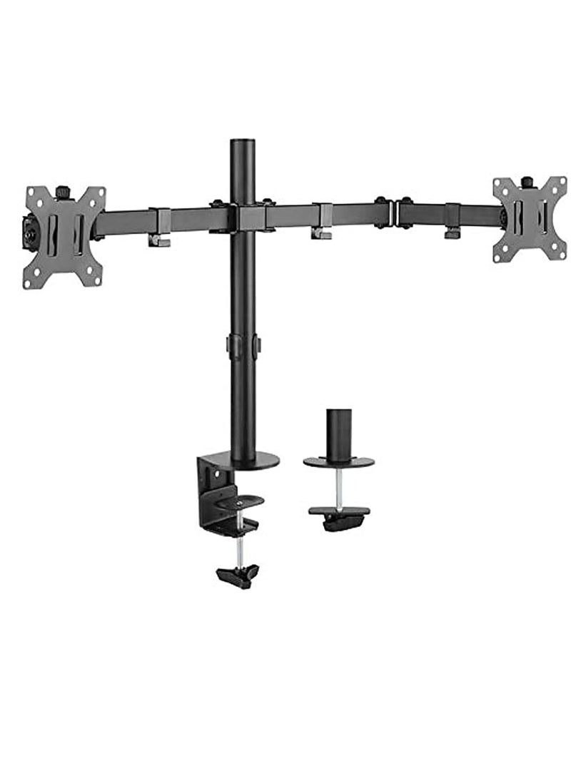 Dual LCD Monitor Arm Stand Heavy Duty Fully Motion Adjustable Monitor Desk Mount for 2 Screens up to 32 Inch (MA04-02) - Image 3
