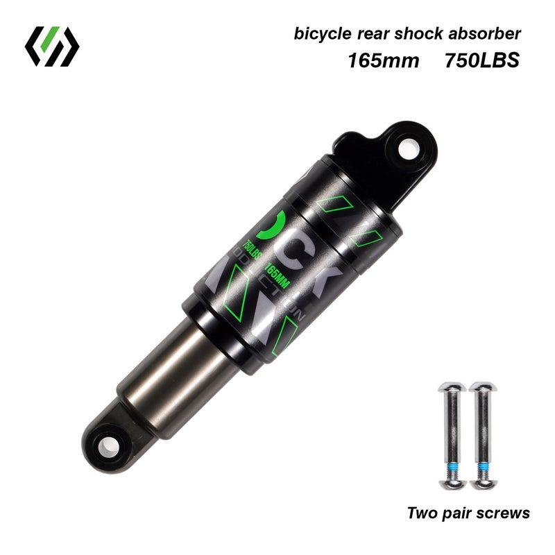 Chooee Bicycle Oil Spring Rear Liner Mountain Bike Aluminum Alloy Shock Absorber Folding Electric Car Oil Pressure Shock Absorber - Image 1