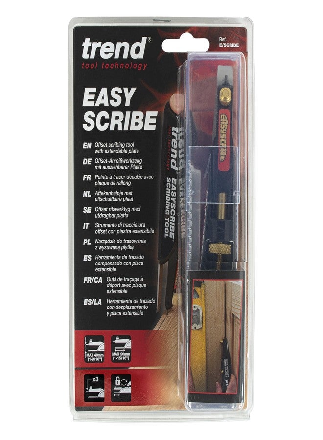 Trend EasyScribe Scribing Tool, Accurate Scribing Solution for Carpenters, Joiners, Tilers, Kitchen & Shop Fitters, E/SCRIBE, Black - Image 2
