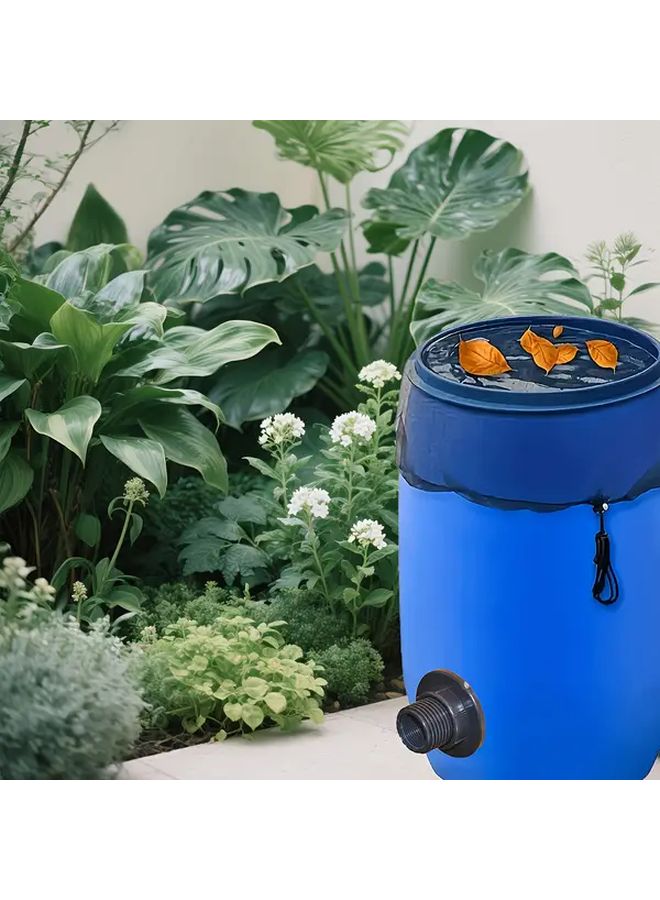 Heavy Duty PVC IBC Barrel Adapter Deluxe 1pc With Valve Industrial Grade Pressure Design Rainwater Collection Connector Kit Quick Install Dual Standard Hoses BSP NPT Threads Durable Leak Proof For Garden Lawn And Outdoor Watering System Robust Construction - Image 5