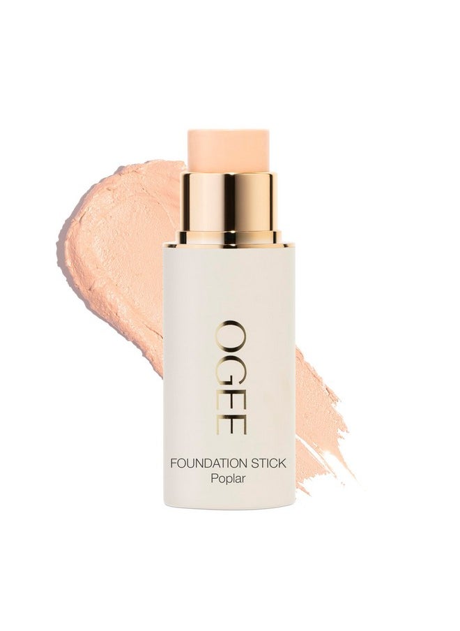 OGEE Ogee Sculpted Complexion Foundation Stick (Poplar 0.10C Fair, White-Pink Undertones) Full Coverage Foundation Makeup - Instantly Balance & Even Complexion - 70% Organic Ingredients  - Image 1