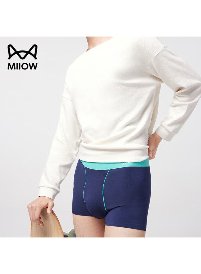 MIIOW Miiow [tencel Modal] Men's Underwear, Seamless Underwear, 7a Antibacterial Breathable Crotch, 3-pack - Image 5