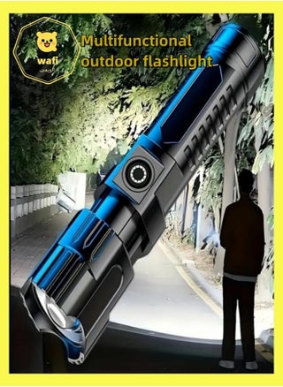 Features Outdoor Flashlight, Led Remote Telescopic Zoom Flashlight, Plastic Usb Rechargeable Flashlight - pzsku/Z5120BAC0855BE20C0A60Z/45/_/1728126913/57d75155-2a13-48ba-b681-0dc7abd3cb9d