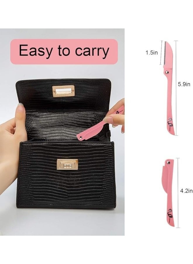 Feather-Flamingo - 9 Piece Flamingo Ladies Razor For Facial And Body Hair - Image 1