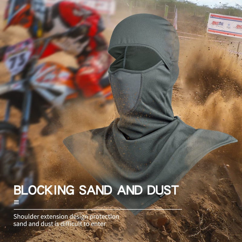 SUNMECI Balaclava - Summer Sun Protection Motorcycle Fishing Sun mask Breathable Windproof Long Face Mask for Men Women  - Image 4