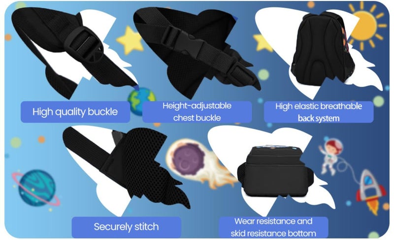 Frantic RR4Zipper Waterproof Polyester 26 L School Backpack School Bag Daypack Picnic Bag For Boys & Girl - Image 4