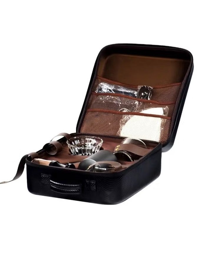 MOCOM V60 Pour Over Coffee Maker Set with Coffee Kettle, Scale, Glass Dripper, and Travel Case - Portable Manual Coffee Kit for Camping, Traveling, and Home Brewing - Perfect Coffee Gift Set for Coffee Enthusiasts  - Image 5
