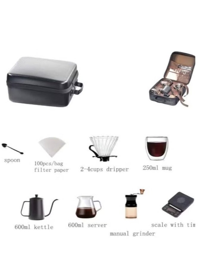 V60 Pour Over Coffee Maker Set with Coffee Kettle, Scale, Glass Dripper, and Travel Case - Portable Manual Coffee Kit for Camping, Traveling, and Home Brewing - Perfect Coffee Gift Set for Coffee Enthusiasts - pzsku/Z5120E7D03D23E684E1F3Z/45/_/1725639196/f95206f2-0afd-43ea-850c-9775bd416fcf