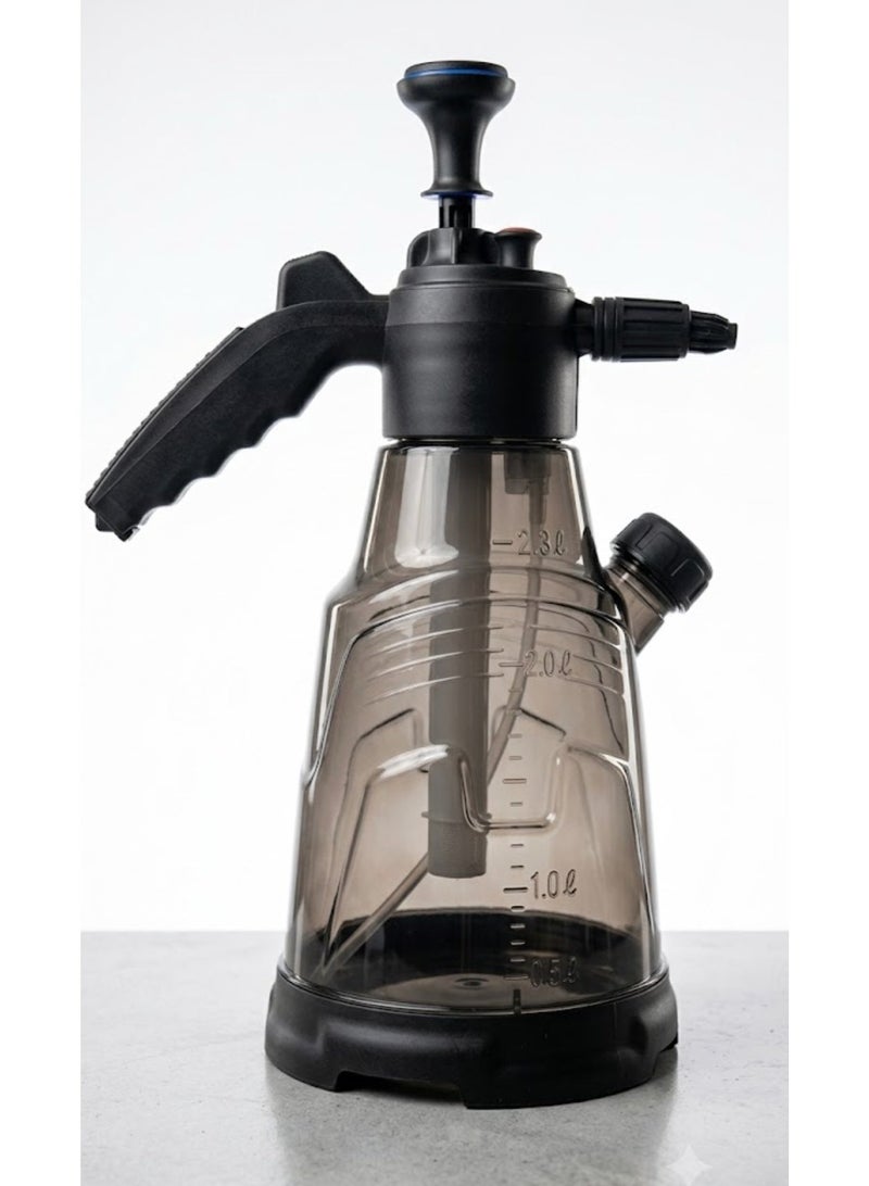 2.3L Manual Compression Foam Sprayer, Heavy-Duty Pump Pressure Washer for Car Detailing and Home Cleaning - Image 1