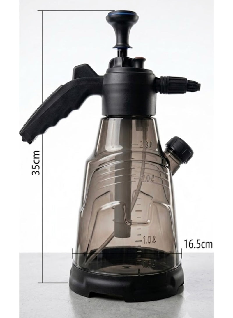 2.3L Manual Compression Foam Sprayer, Heavy-Duty Pump Pressure Washer for Car Detailing and Home Cleaning - Image 3