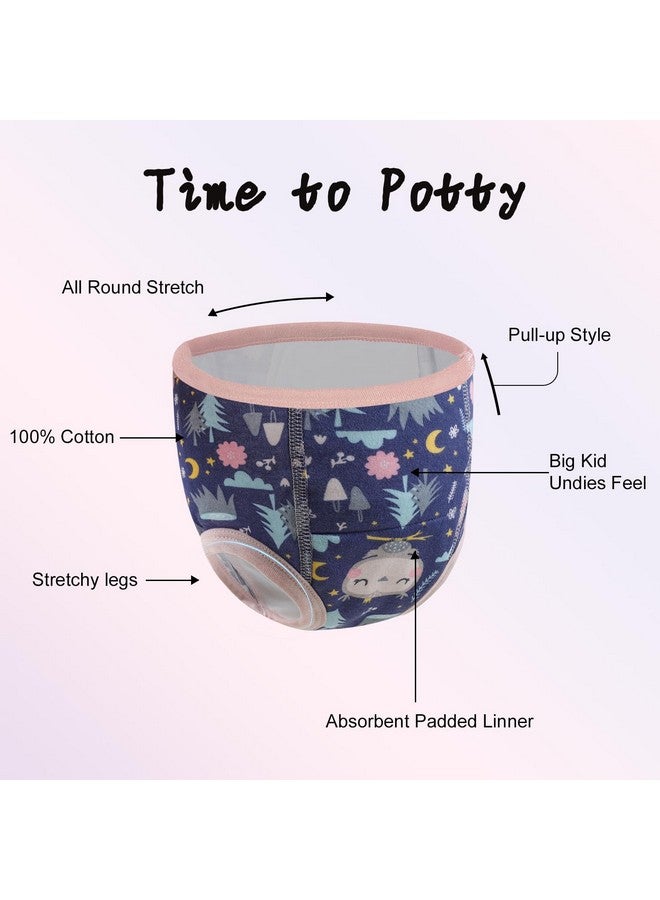 MooMoo Baby Absorbent Training Underwear 4 Packs Toddler Potty Training Pants for Boys and Girls-Cotton 5T - Image 4