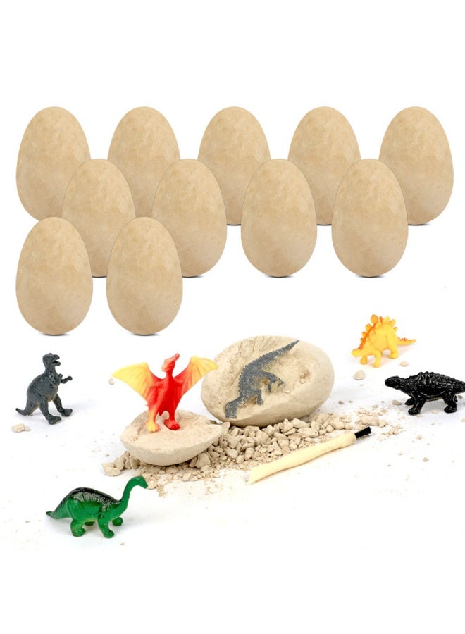 Halamodo Dinosaur Eggs Excavation Dig Kit, Dinosaur Toys for Kids, Break Open 12 Dinosaur Eggs and Discover 12 Cute Dinosaurs, Archaeology Preschool Science STEM Crafts Birthday Gifts for Boys - Image 2