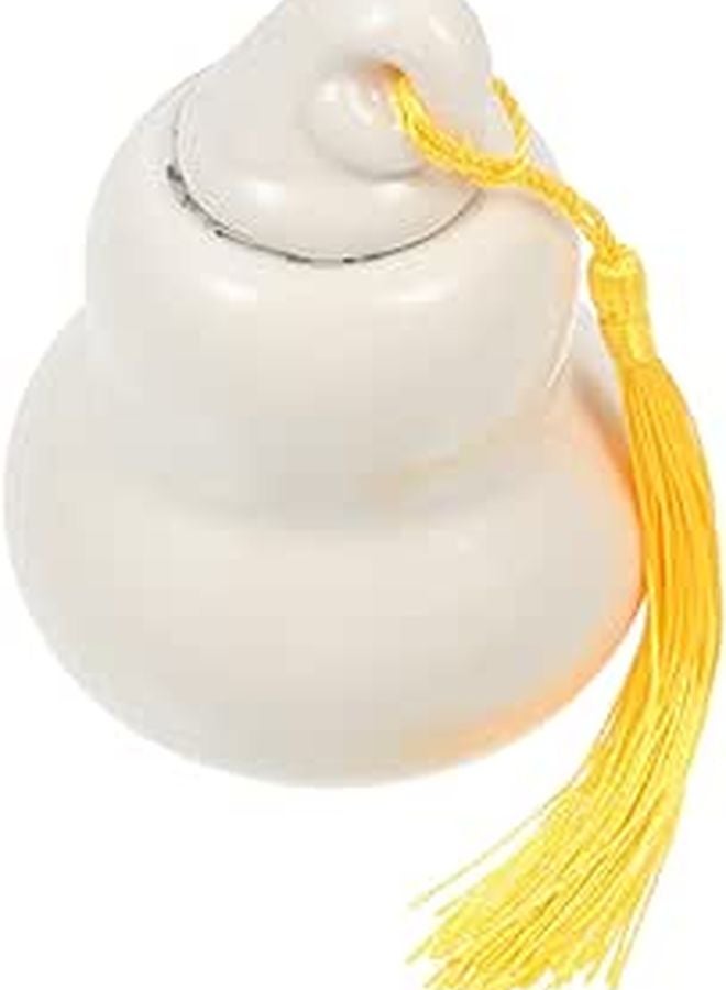 Large Ceramic Gourd Tea Jar Airtight Storage Canister For Kitchen Household - Image 1