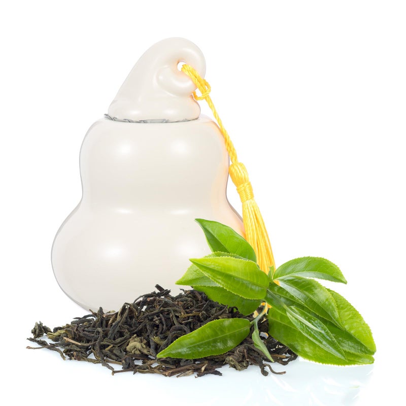 Large Ceramic Gourd Tea Jar Airtight Storage Canister For Kitchen Household - Image 4