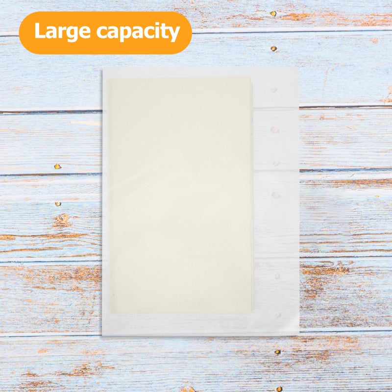 L Type Plastic File Folders A4 Document Envelopes Storage Organization 10 Pieces - Image 4