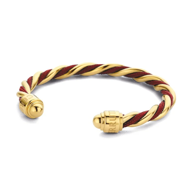 شيروتي 1881 سوار جوليا مطلي بالذهب للنساء