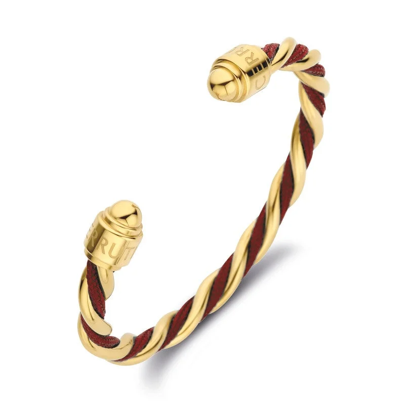 شيروتي 1881 سوار جوليا مطلي بالذهب للنساء