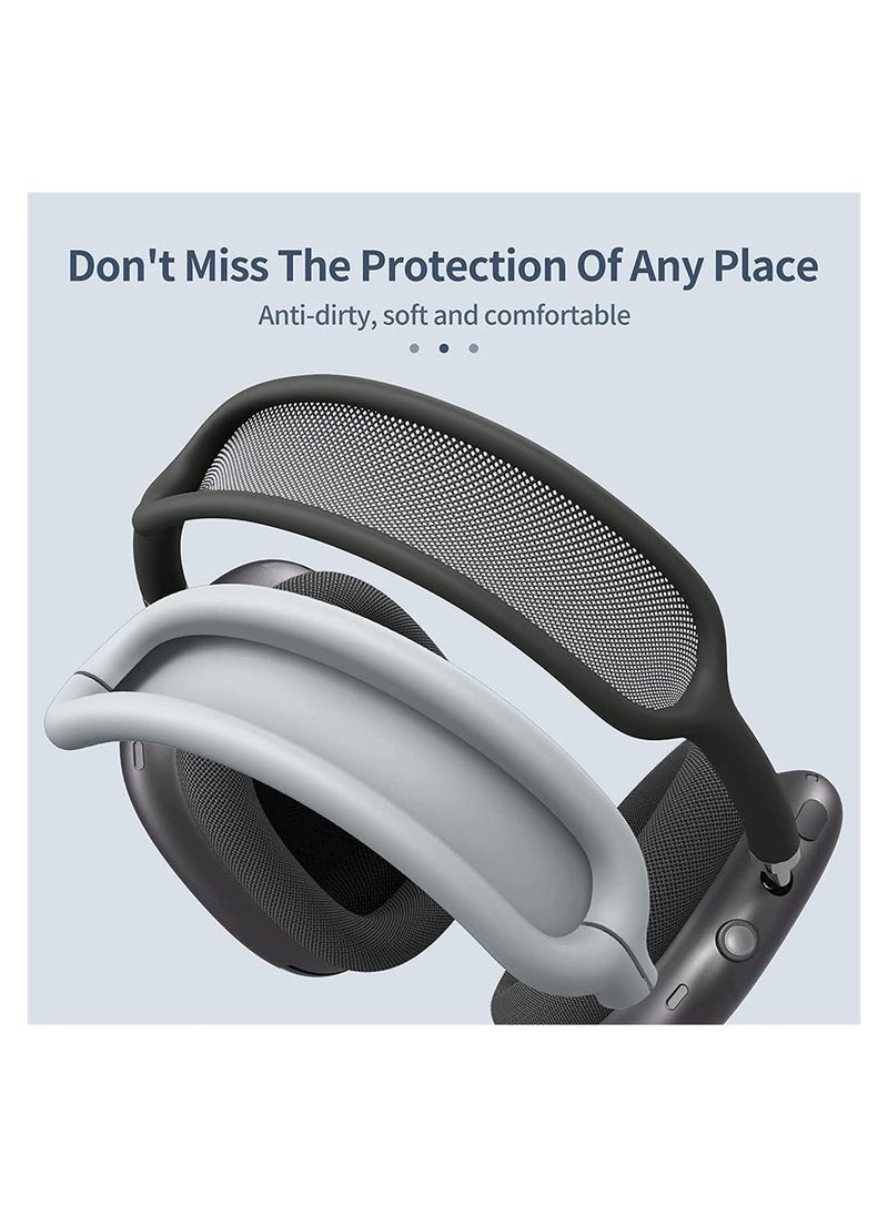 SYOSI - Silicone Case Cover for AirPods Max Headphones Anti Scratch Ear Cups Cover Skin Headset Protective Accessories - Image 1