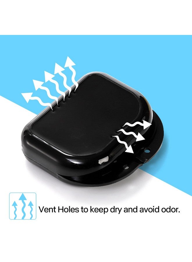 ZENFUN 40 Packs Retainer Case, Mouth Guard Case Denture Case Bulk, Slim Aligner Case with Vent Holes, Assorted Denture Storage Container for Night Guards, Individually Sealed - Image 3