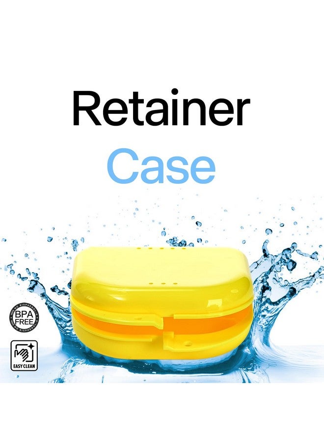 ZENFUN 40 Packs Retainer Case, Mouth Guard Case Denture Case Bulk, Slim Aligner Case with Vent Holes, Assorted Denture Storage Container for Night Guards, Individually Sealed - Image 4