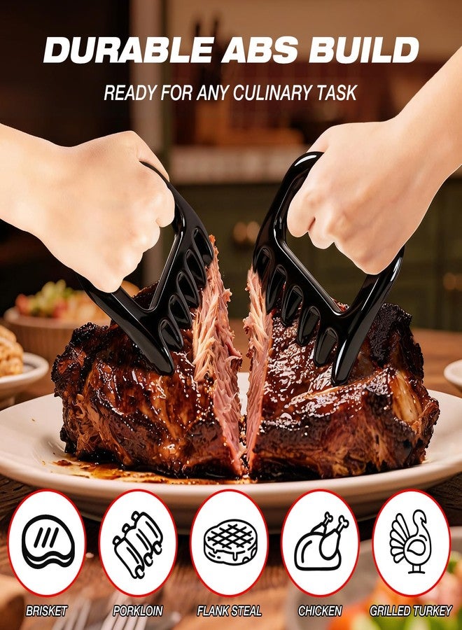 GRiliFE Meat Shredder Claws, BBQ Accessories Gifts for Men Dad Husband Son Boyfriend Him Birthday, Versatile Bear Claws for Pulled Pork, Chicken Shredder Tool for Grill, Smoker, Barbecue - Image 3