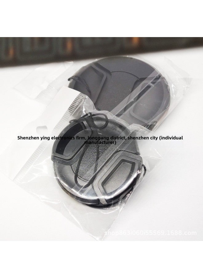 52mm Middle Pinch Wordless Camera Lens Cover 67mm SLR Camera Lens Protection Cover Dust Cover Anti-loss Rope-Color:【52mm】special Cover For Mobile Phone Filters  - Image 3