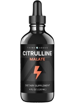 Health & Household Think Above L-Citrulline Dl Malate 2:1 Liquid Drops Supplementm - 250 Mg Per Serving - 30 Day Supply - Dropper Top  - Image 1