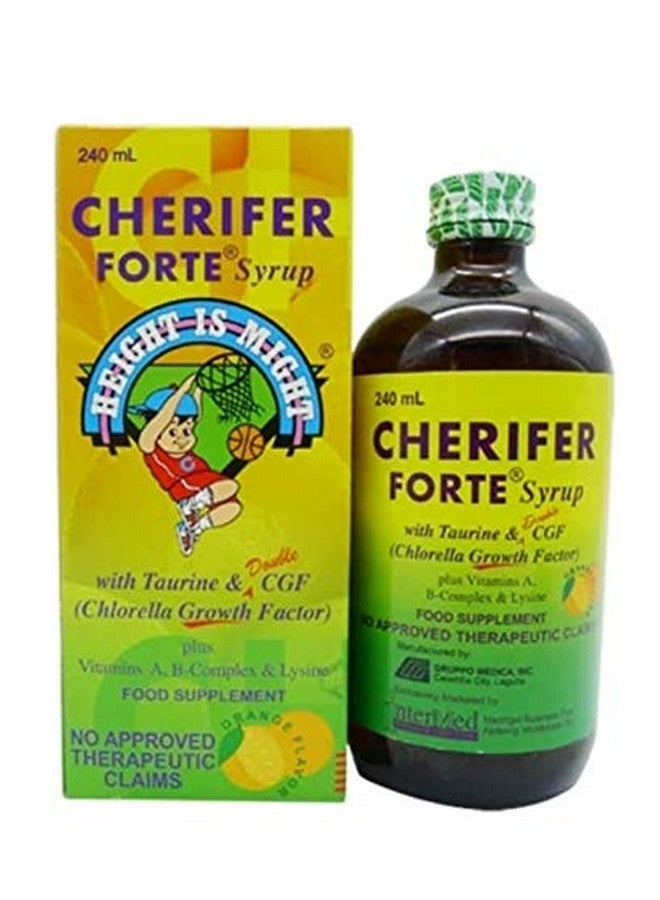 Cherifer شراب شيريفر فورت مع التورين وعامل نمو الكلوريلا المزدوج 240 مل - Image 1