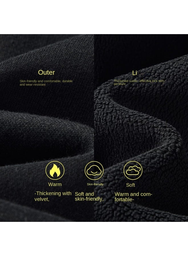 مكد هوديس مزود ببطانة من الف fleece للرجال والنساء للأطفال، ملابس داخلية دافئة ومبطنة للأطفال بأكمام طويلة، ملابس علوية للأطفال بمقاسات متوسطة وكبيرة - Image 2