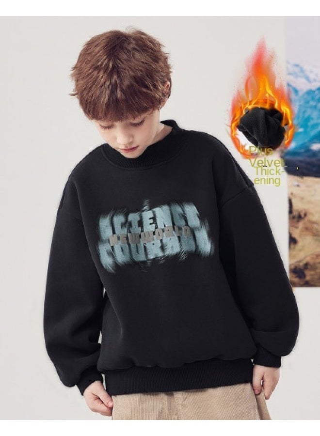 مكد هوديس مزود ببطانة من الف fleece للرجال والنساء للأطفال، ملابس داخلية دافئة ومبطنة للأطفال بأكمام طويلة، ملابس علوية للأطفال بمقاسات متوسطة وكبيرة - Image 1