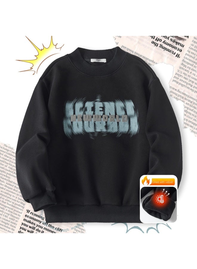 مكد هوديس مزود ببطانة من الف fleece للرجال والنساء للأطفال، ملابس داخلية دافئة ومبطنة للأطفال بأكمام طويلة، ملابس علوية للأطفال بمقاسات متوسطة وكبيرة - Image 4