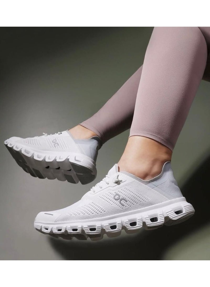 On Running Cloud 6 Coast Unisex Running Shoes White Glacier - Image 2