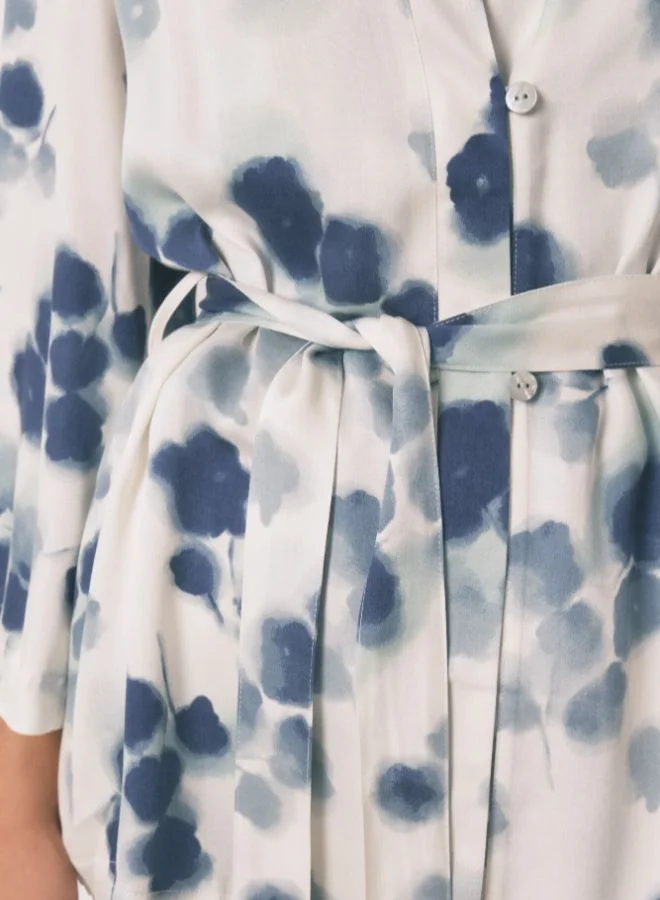 women'secret Green Floral Satin Pyjamas Set