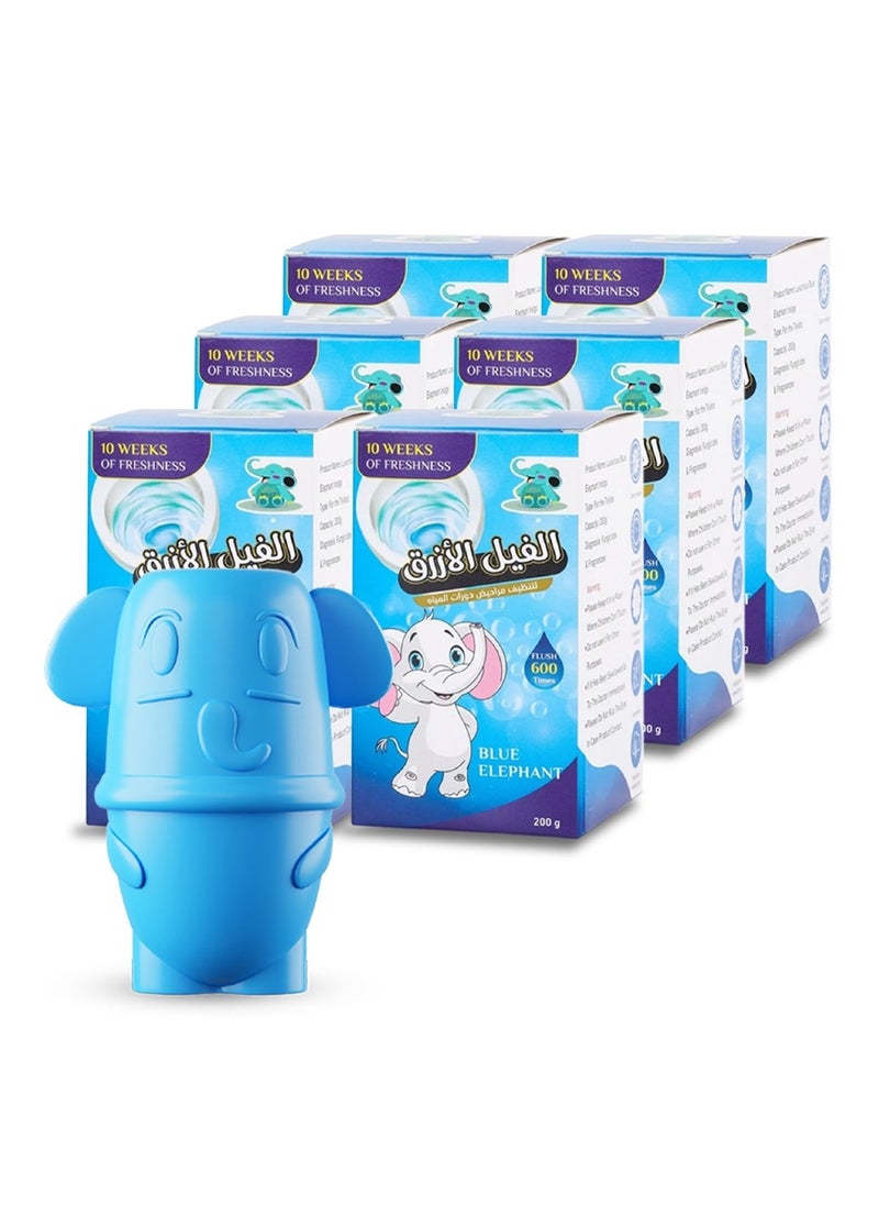 BLUE ELEPHANT Automatic Toilet Cleaner - The Blue Elephant (6 pieces)  - Image 1