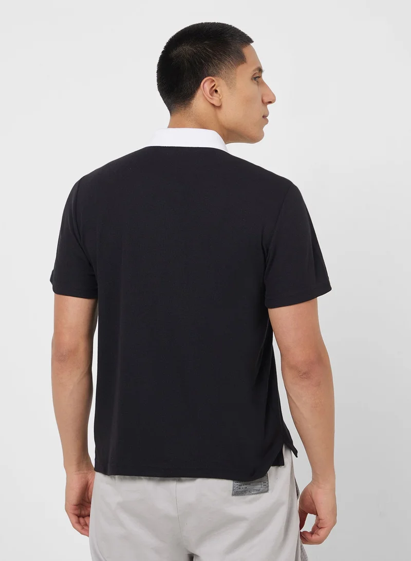 Seventy Five  Classic Contrast Polo for Men | Best Price UAE