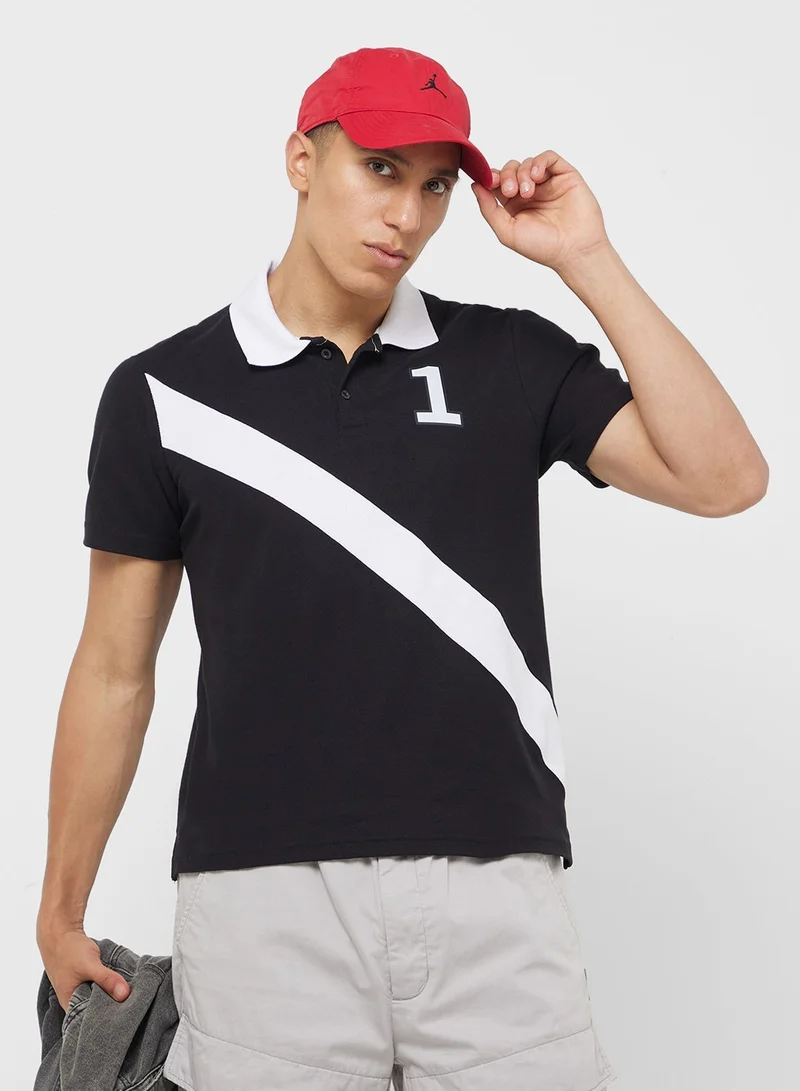 Seventy Five Classic Contrast Polo