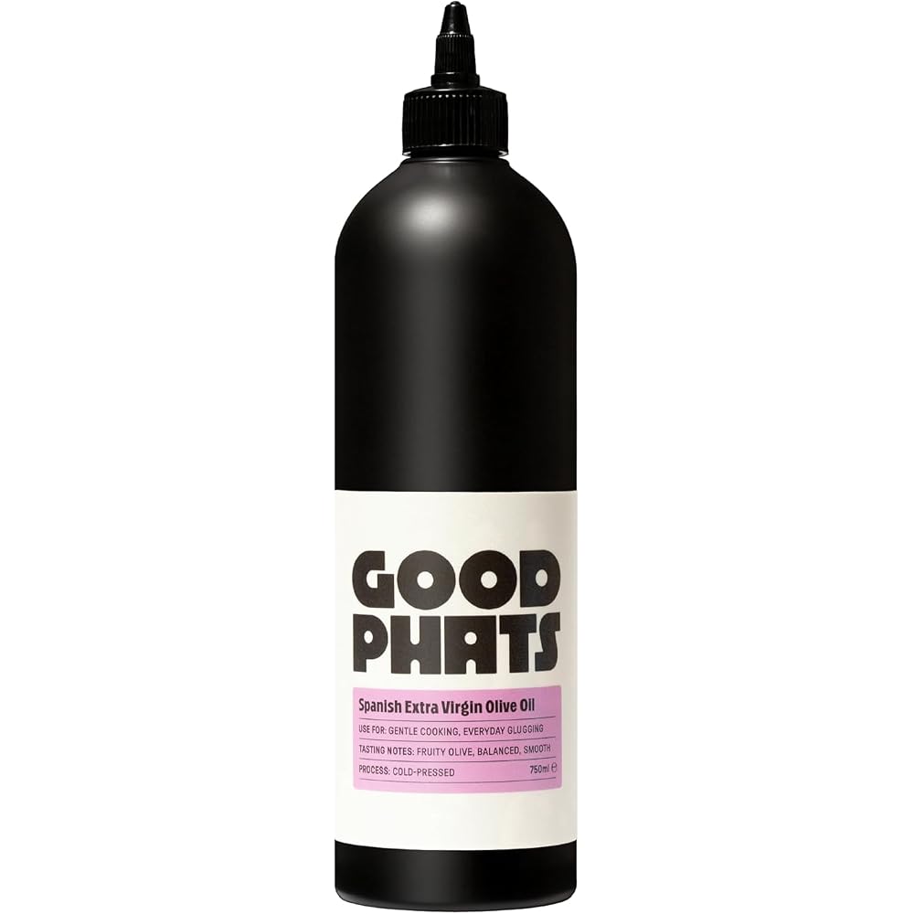 GOOD PHATS Spanish Extra Virgin Olive Oil Squeezy, Cooking & Glugging 750ml