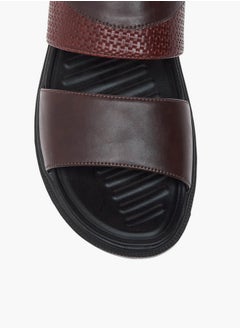 LBL by Shoexpress Textured Slip-On Comfort Sandals  - Image 3
