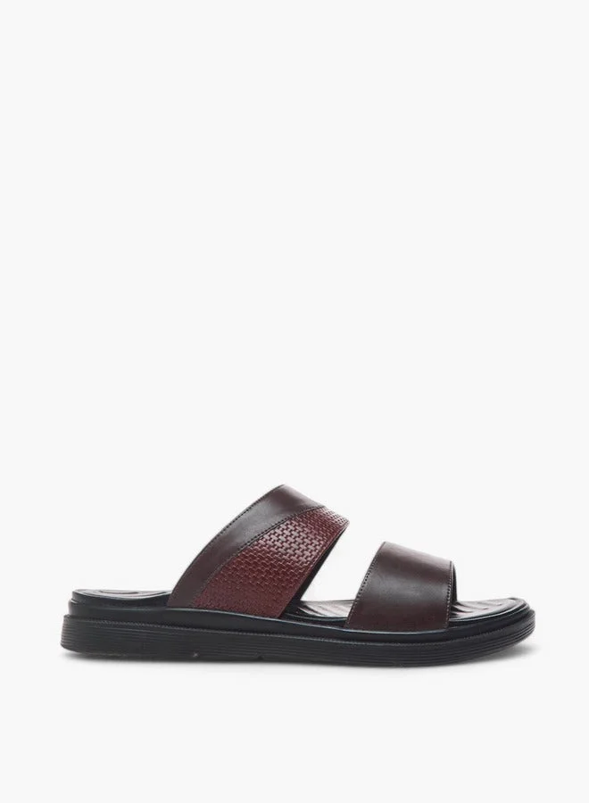Textured Slip-On Comfort Sandals