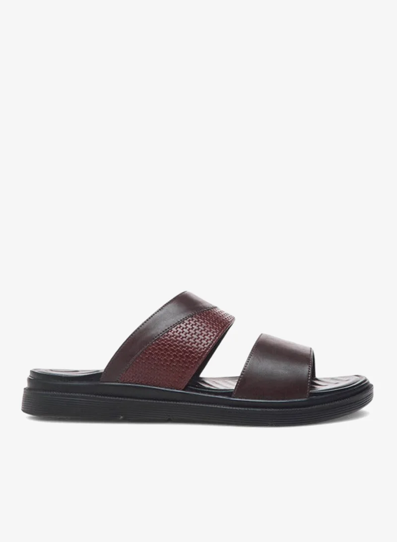 Textured Slip-On Comfort Sandals